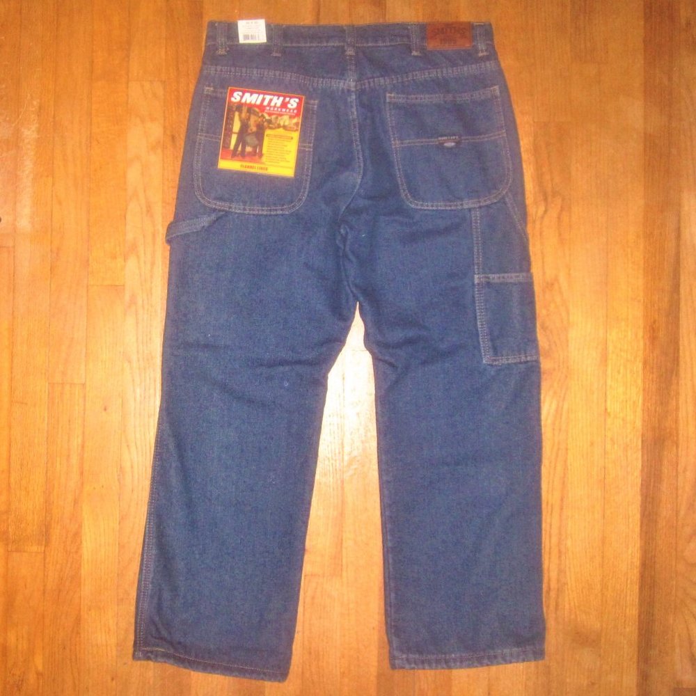 Smith's Workwear Flannel Lined Carpenter Pants